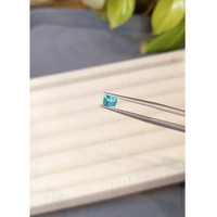 0.60 Ct. Greenish Blue Apatite from Madagascar Life Style