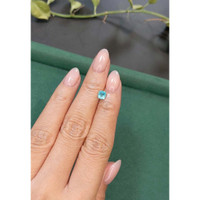 0.67 Ct. Greenish Blue Apatite from Madagascar Life Style