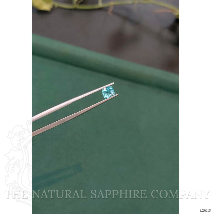 0.67 Ct. Greenish Blue Apatite from Madagascar