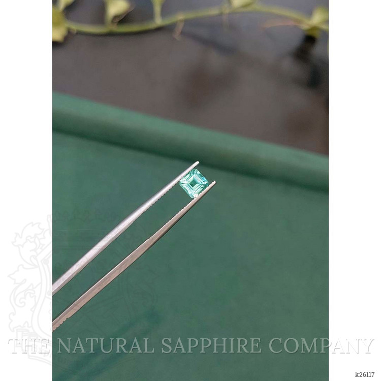 1.21 Ct. Bluish Green Apatite from Madagascar