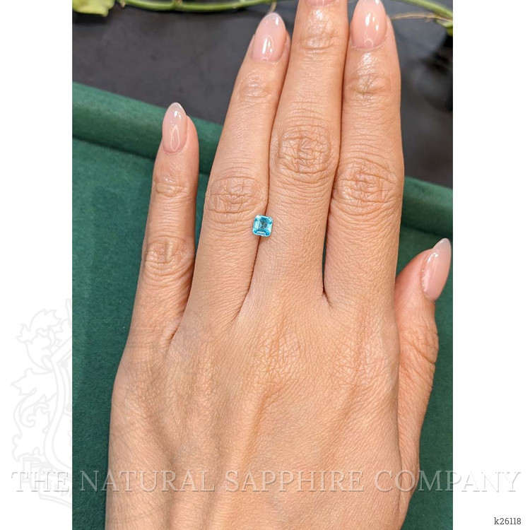 0.54 Ct. Greenish Blue Apatite from Madagascar