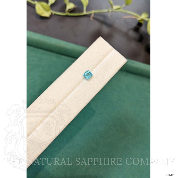 0.78 Ct. Greenish Blue Apatite from Madagascar