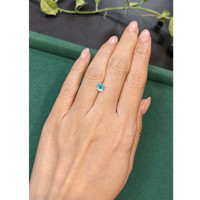 0.78 Ct. Greenish Blue Apatite from Madagascar Life Style