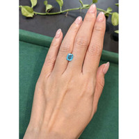 1.46 Ct. Blue Apatite from Madagascar Life Style