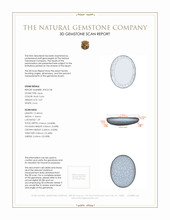 3.47 Ct. White Opal from Australia 3 D Scan Report