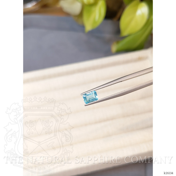 1.02 Ct. Greenish Blue Apatite from Madagascar