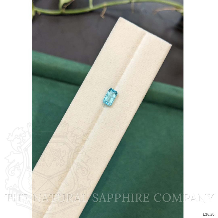 0.84 Ct. Greenish Blue Apatite from Madagascar