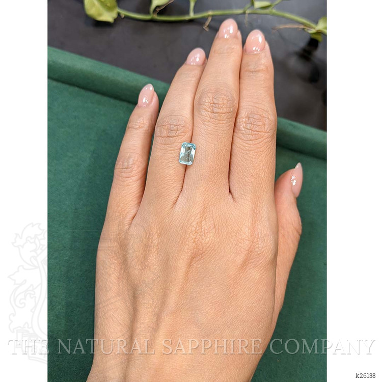 1.37 Ct. Greenish Blue Apatite from Madagascar