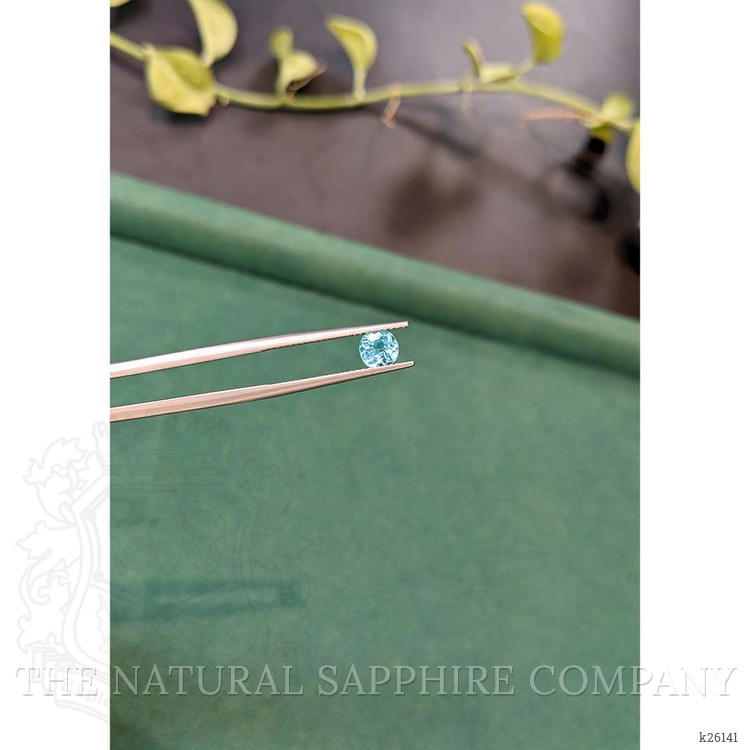 0.58 Ct. Greenish Blue Apatite from Madagascar