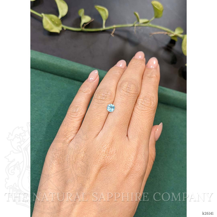 0.58 Ct. Greenish Blue Apatite from Madagascar