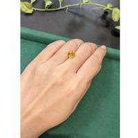 1.87 Ct. Yellowish Orange Citrine from Madagascar Life Style
