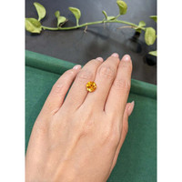 2.19 Ct. Orangish Yellow Citrine from Madagascar Life Style