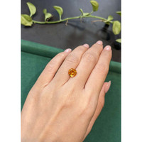 2.04 Ct. Yellowish Orange Citrine from Madagascar Life Style