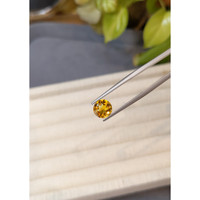 1.67 Ct. Orangish Yellow Citrine from Madagascar Life Style