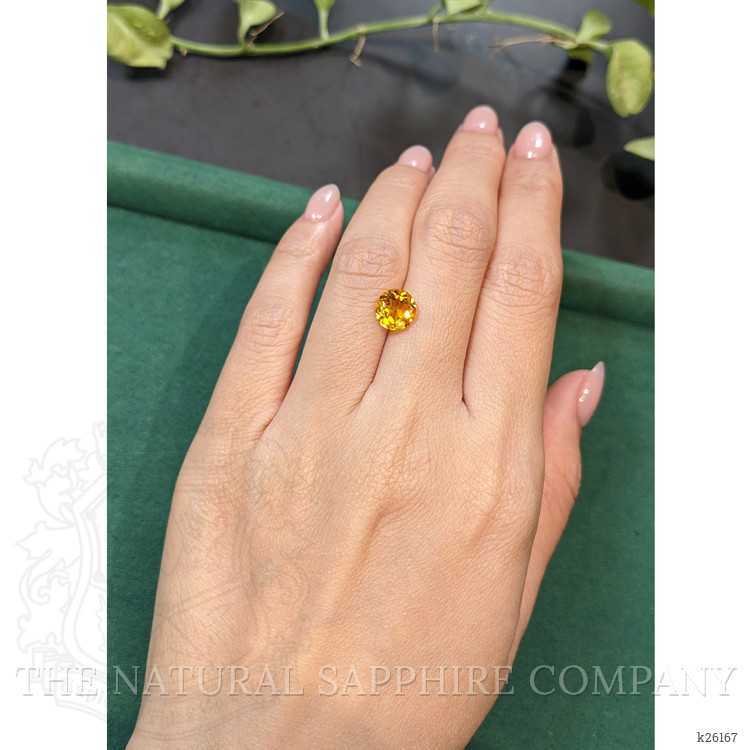 1.70 Ct. Orangish Yellow Citrine from Madagascar