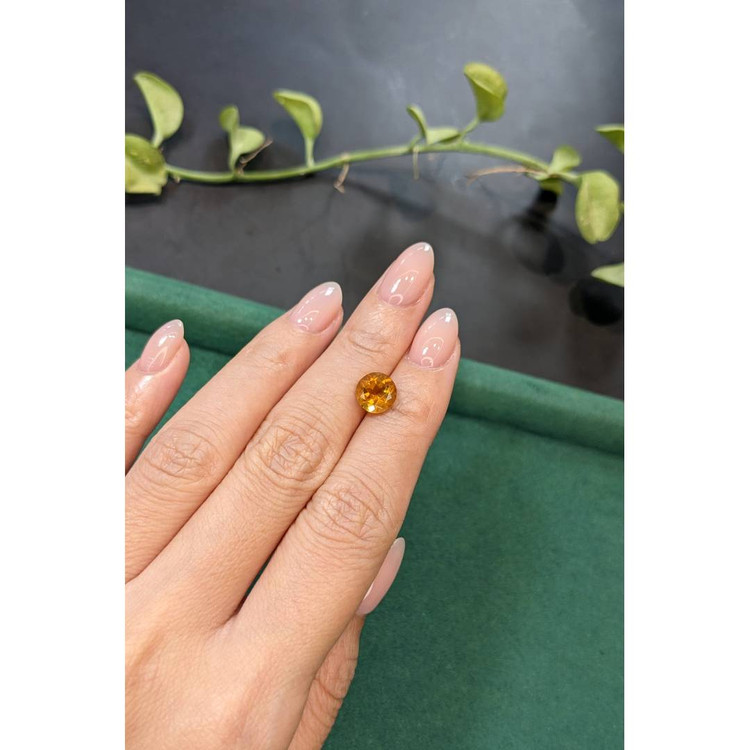 1.89 Ct. Orangish Yellow Citrine from Madagascar