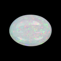 0.76 Ct. Cabochon White Opal from Australia Video