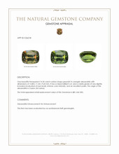 14.50 Ct. Alexandrite from Ceylon (Sri Lanka) Appraisal