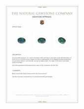1.67 Ct. Multi Color Black Opal (Dark Opal) from Australia Appraisal