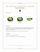 6.08 Ct. Alexandrite from Ceylon (Sri Lanka) Appraisal