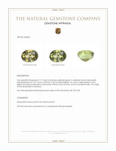 1.77 Ct. Alexandrite from Tanzania Appraisal
