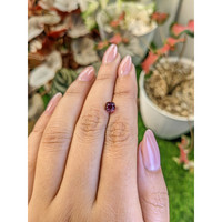 1.20 Ct. Purplish Pink Rhodolite Garnet from Ceylon (Sri Lanka) Life Style