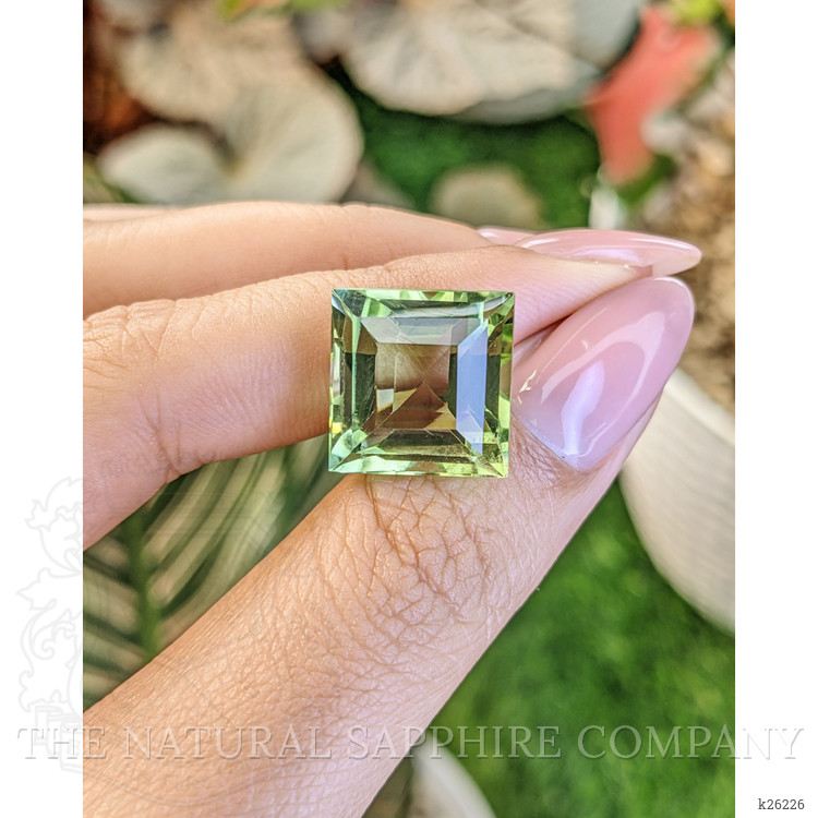 15.55 Ct. Green Prasiolite from Brazil