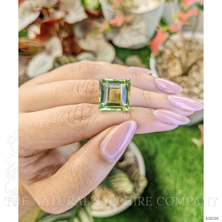 15.55 Ct. Green Prasiolite from Brazil