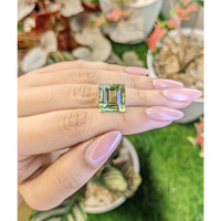 11.08 Ct. Green Prasiolite from Brazil Life Style