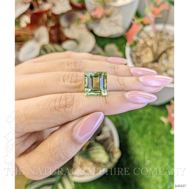11.08 Ct. Green Prasiolite from Brazil