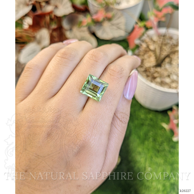 11.08 Ct. Green Prasiolite from Brazil