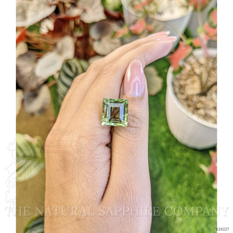 11.08 Ct. Green Prasiolite from Brazil