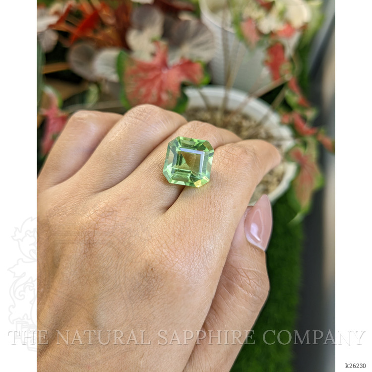 11.68 Ct. Green Prasiolite from Brazil