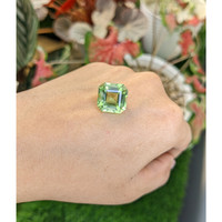 11.68 Ct. Green Prasiolite from Brazil Life Style