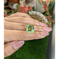 11.68 Ct. Green Prasiolite from Brazil Life Style