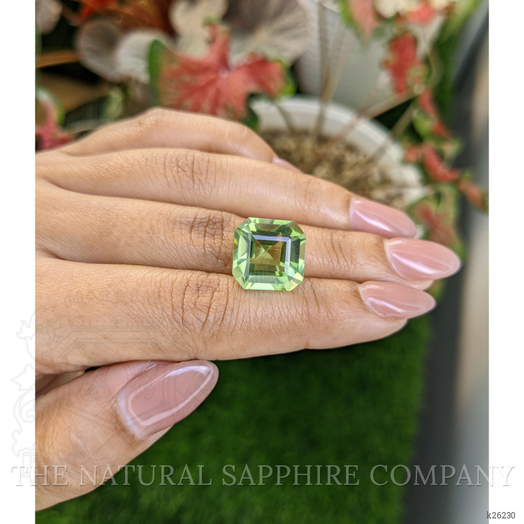 11.68 Ct. Green Prasiolite from Brazil
