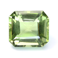 12.30 Ct. Yellowish Green Prasiolite from Brazil Video