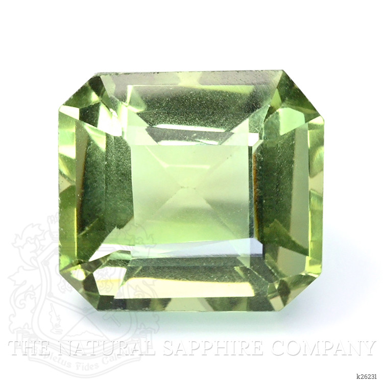 12.30 Ct. Yellowish Green Prasiolite from Brazil