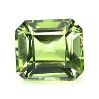 10.59 Ct. Yellowish Green Prasiolite from Brazil Video