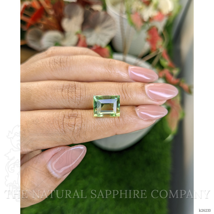 8.82 Ct. Yellowish Green Prasiolite from Brazil