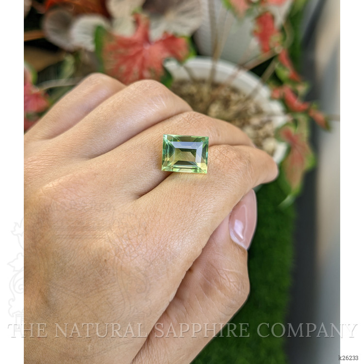 8.82 Ct. Yellowish Green Prasiolite from Brazil