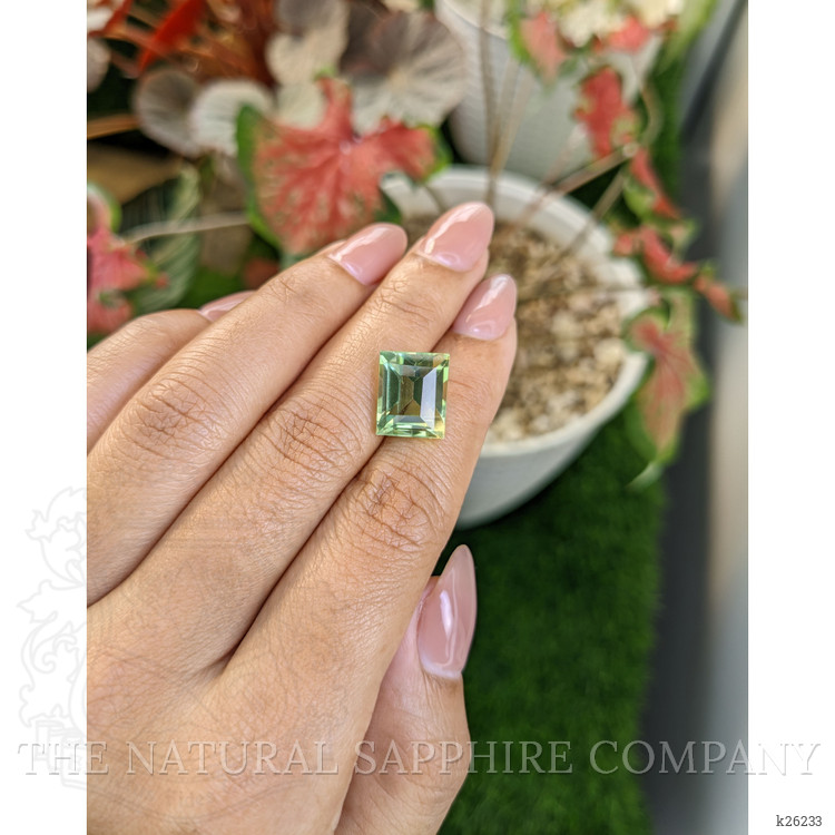8.82 Ct. Yellowish Green Prasiolite from Brazil