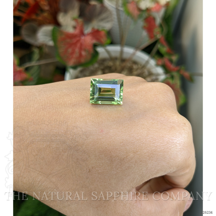12.77 Ct. Yellowish Green Prasiolite from Brazil