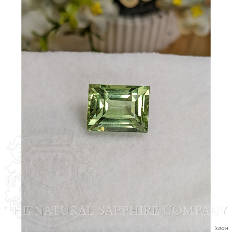 12.77 Ct. Yellowish Green Prasiolite from Brazil