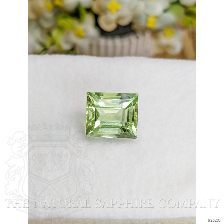 10.49 Ct. Yellowish Green Prasiolite from Brazil
