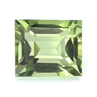 13.60 Ct. Yellowish Green Prasiolite from Brazil Video