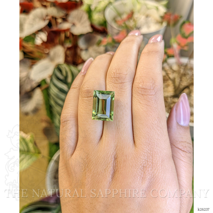 12.50 Ct. Yellowish Green Prasiolite from Brazil