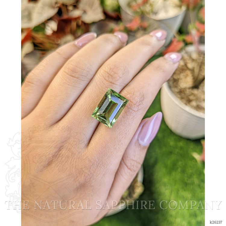 12.50 Ct. Yellowish Green Prasiolite from Brazil