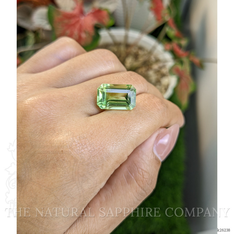 10.00 Ct. Yellowish Green Prasiolite from Brazil