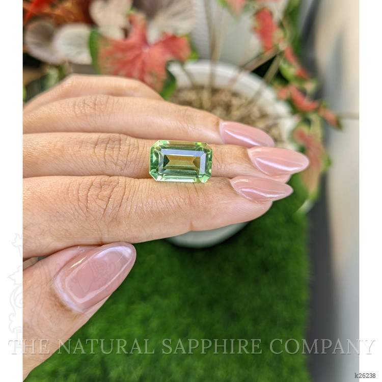 10.00 Ct. Yellowish Green Prasiolite from Brazil